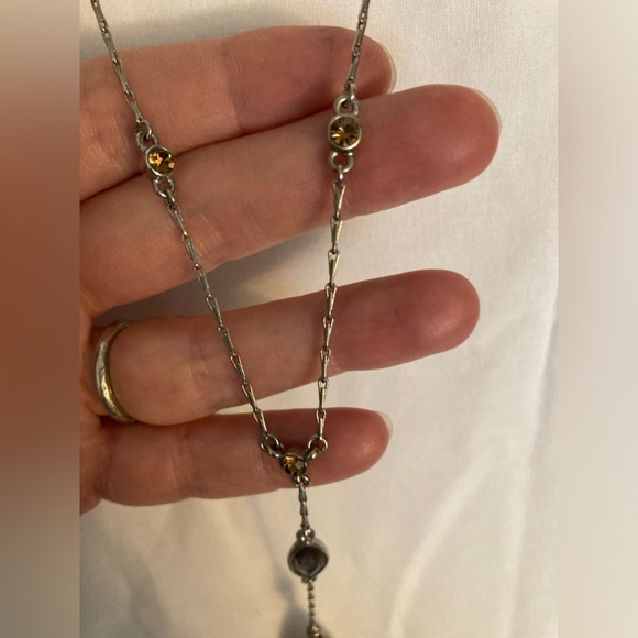 Lia Sophia, Red Cut Teardrop Stone, with other smaller stones - Picture 7 of 11